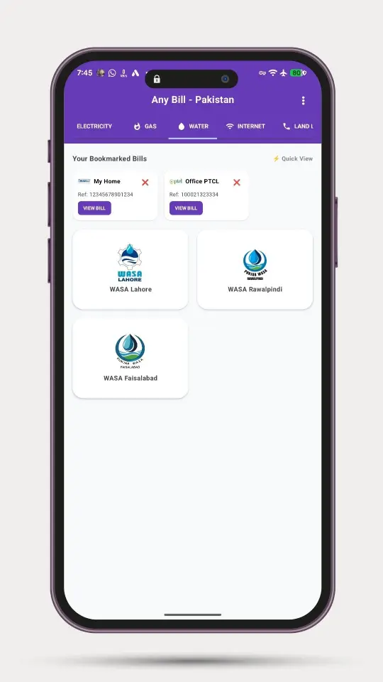 Bill Checker - gas bill portal